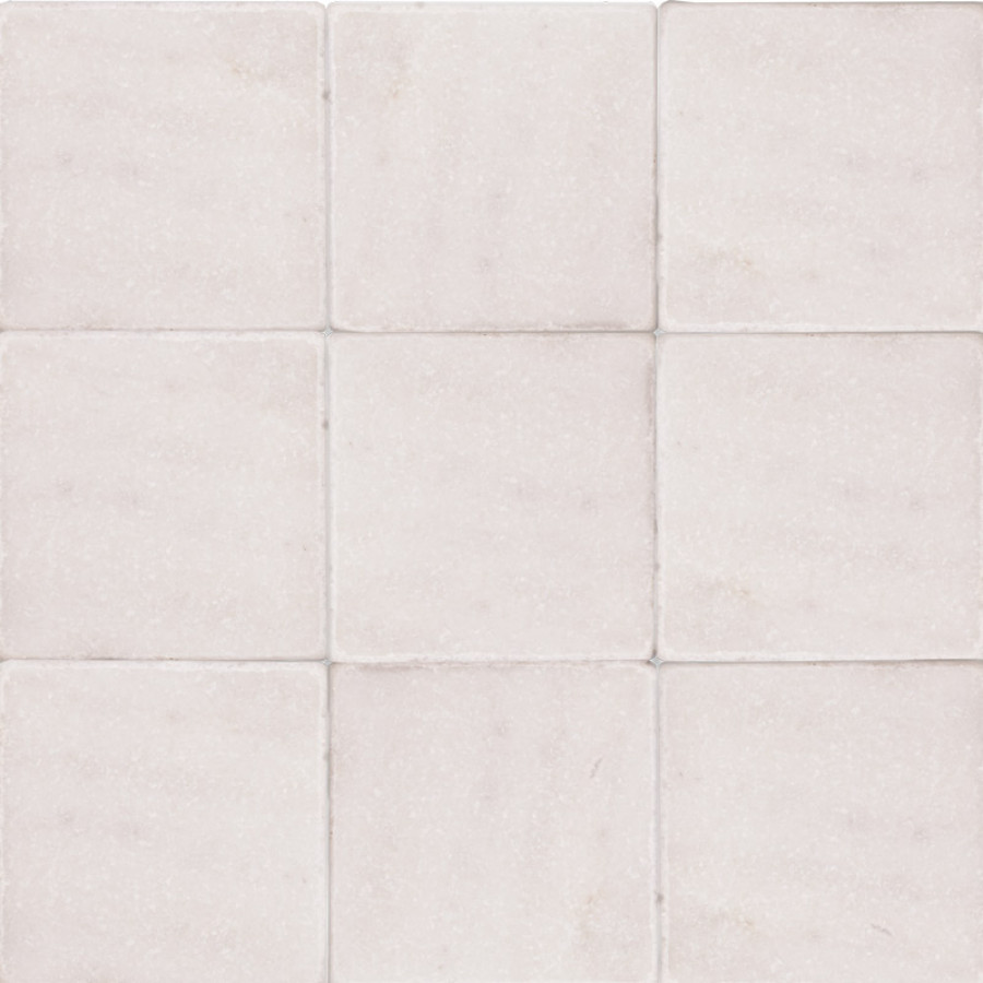Натуральный мрамор 10x10 10мм Marble White Tumbled матовая Stone4Home