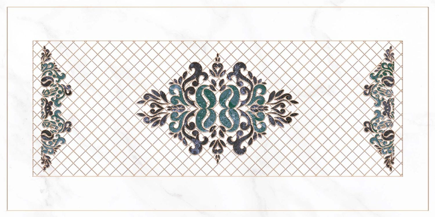 Плитка 50x25 Соланж декор светлый 04-01-1-10-03-21-617-0 глянцевая белый Belleza