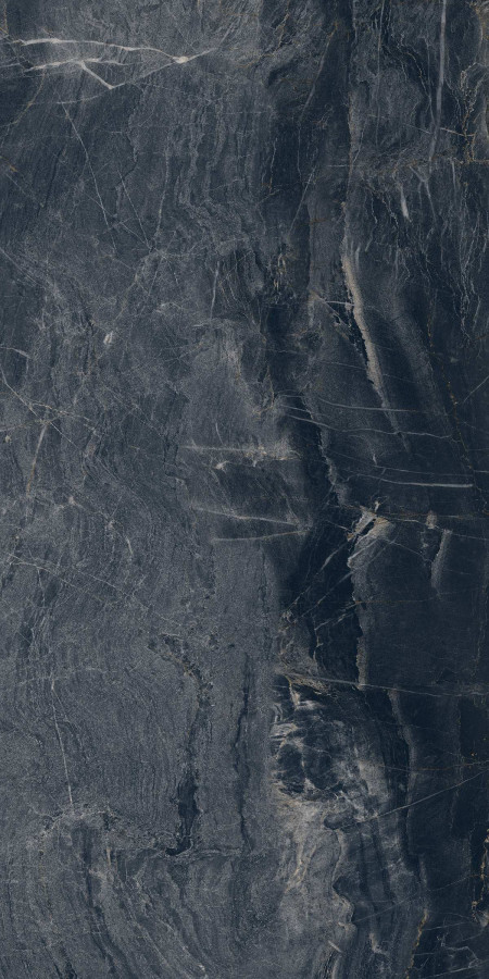 Керамогранит 120x60 Shell BLACK VITRO матовая, глянцевая, рельефная, структурированная, глазурованная чёрный Belleza