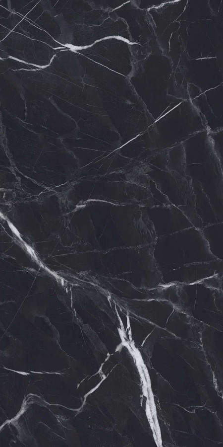 Керамогранит 120x60 French Black HIGH GLOSSY глянцевая, полированная чёрный Belleza