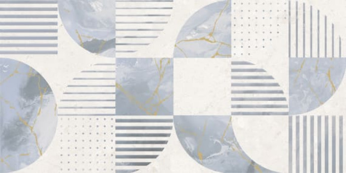 Плитка 60x30 Ниагара декор многоцветный 7360-0002 матовая синий светло-серый LB-Ceramics