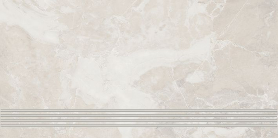 Плитка 60x30 Мирабелло ступень светло-бежевый 6860-0076 матовая LB-Ceramics