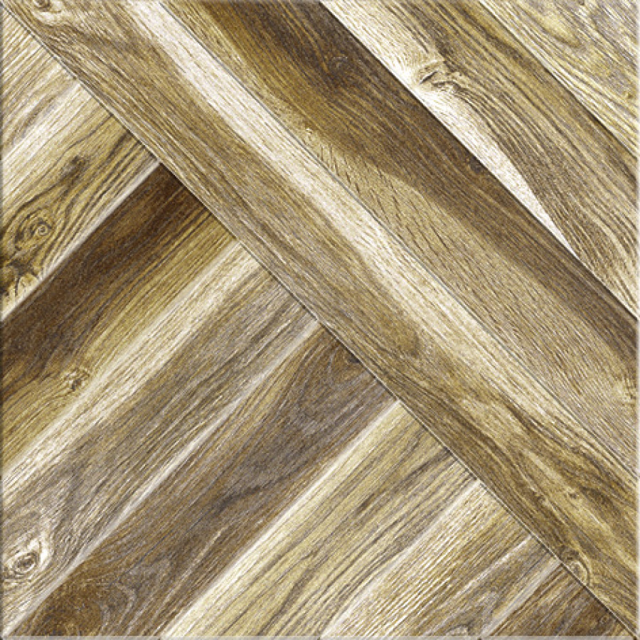 Керамогранит 40x40 Шварцвальд 3 бежевый матовая, структурированная коричневый Керамин