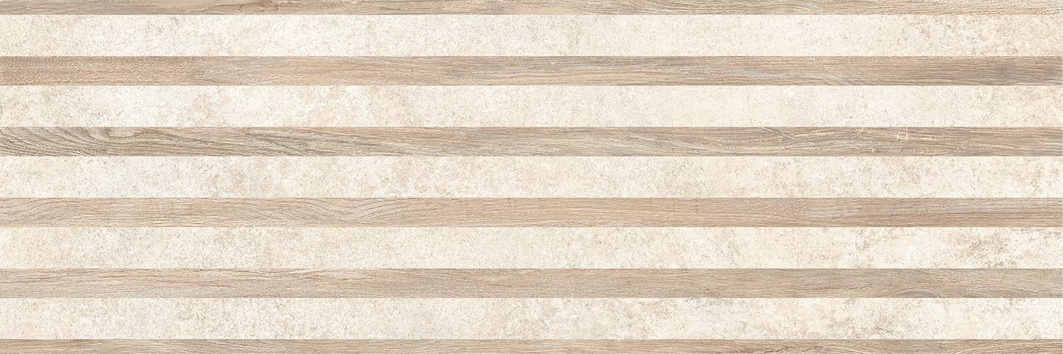 Плитка 90x30 Намиб настенная 3Д бежевый матовая Керамин
