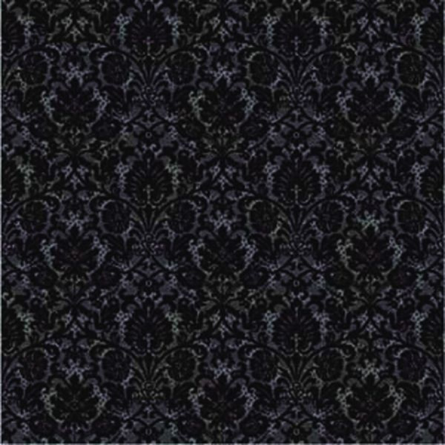 Керамогранит 40x40 Органза 5 П матовая чёрный Керамин