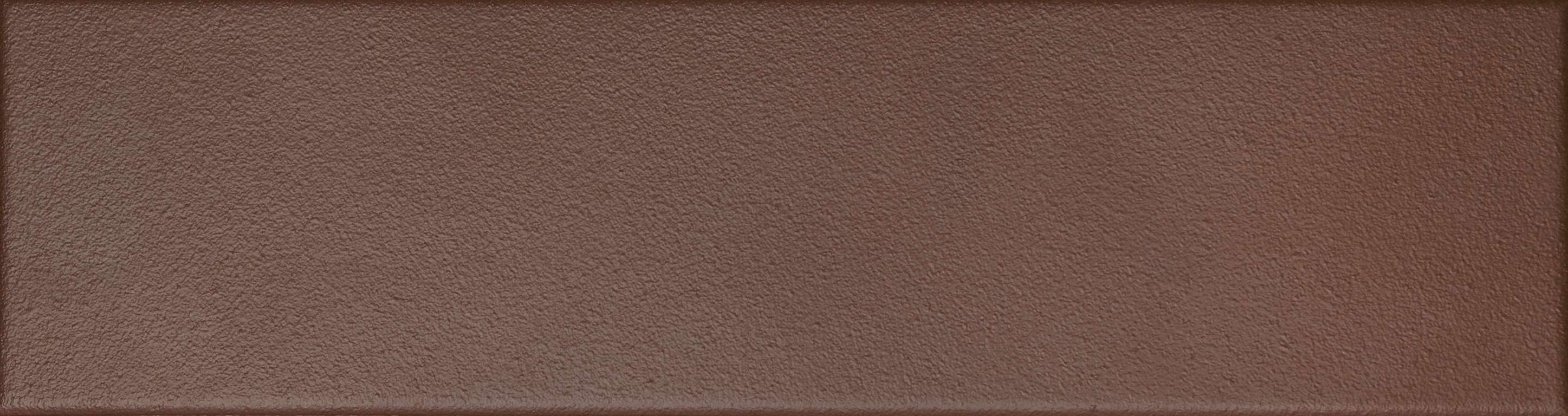 Плитка 25x7 Амстердам клинкерная 4 коричневый матовая Керамин