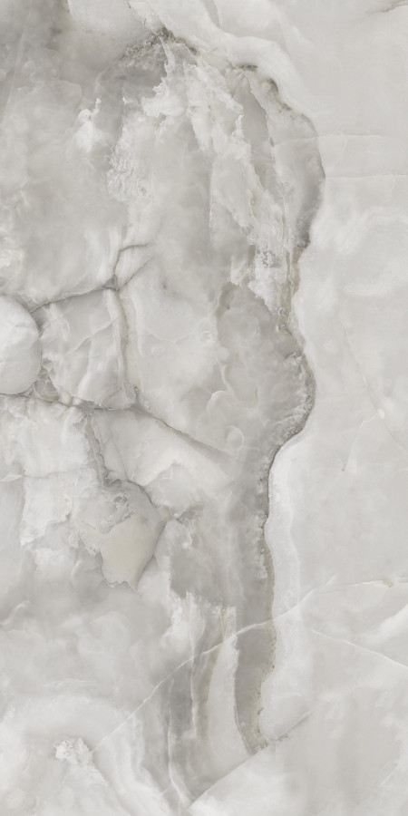 Керамогранит 120x60 9мм Polano Grey Onyx полированная серый оникс Seratonia