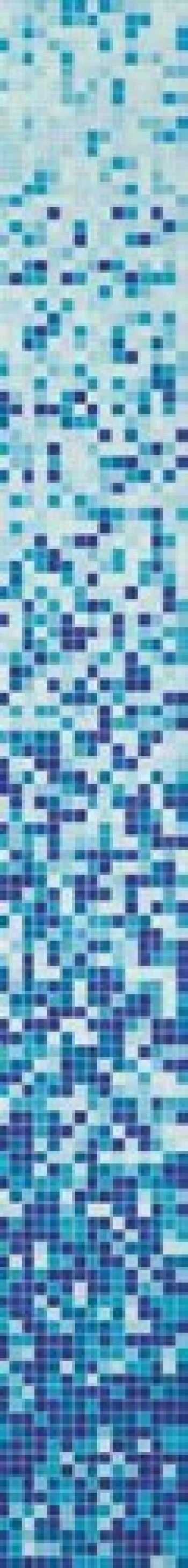 Плитка 259x32 4мм Ortensia Whiteless Mix 1-8 06004048Vh Bisazza