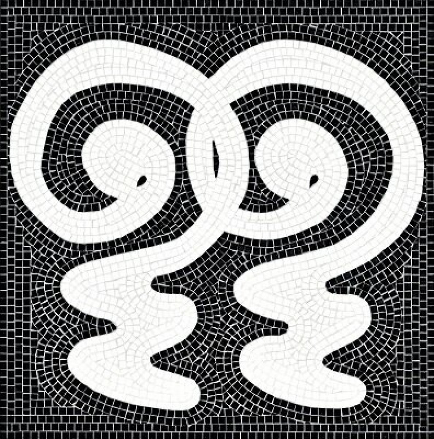 Плитка 60x60 4мм Halo-Halo 07 06001597Vl Bisazza