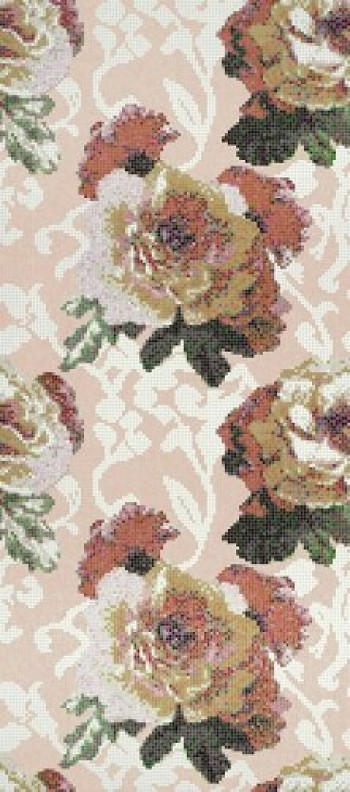 Плитка 291x129 4мм Fleurs Rosa 06001432Vl Bisazza