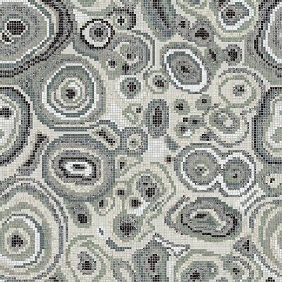 Плитка 129x129 4мм New Malachite Grey 06001926Vl Bisazza