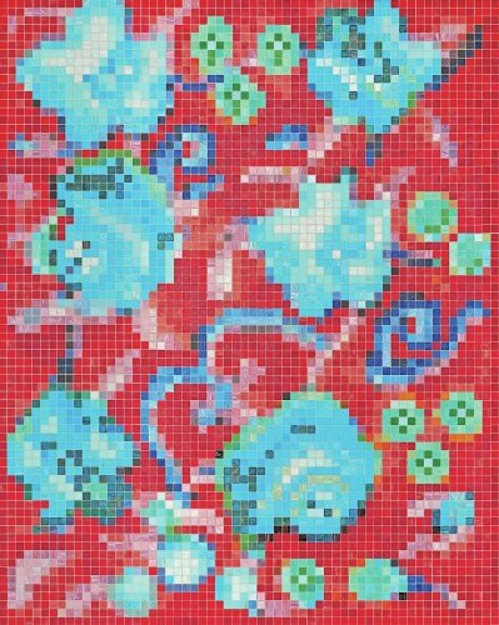 Плитка 164x129 4мм Affresco A 06001587Vl Bisazza