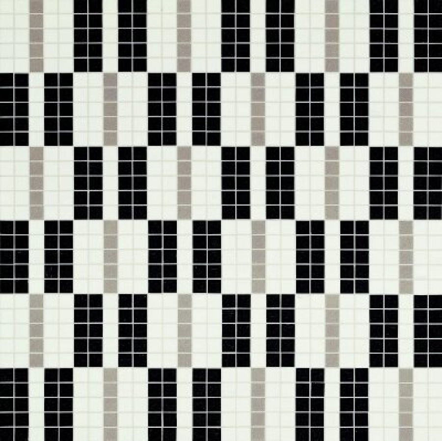 Плитка 65x65 4мм Alternance Noire & Blanc 06004248Vl Bisazza