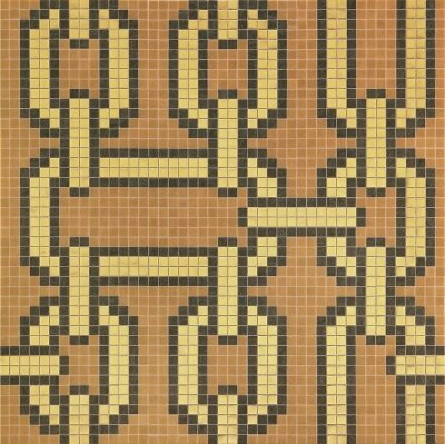 Плитка 97x97 4мм Chains Brown 06001343Vl Bisazza