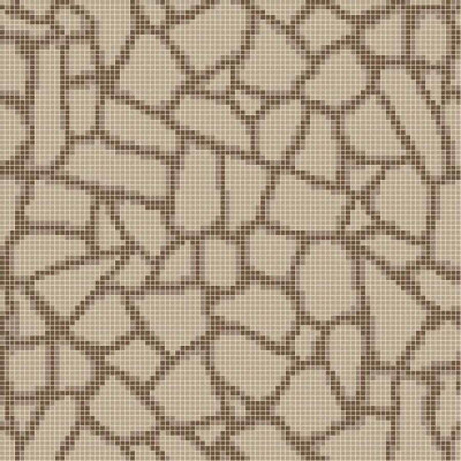 Плитка 117x117 4мм Fragment Greige 06004589Sl Bisazza