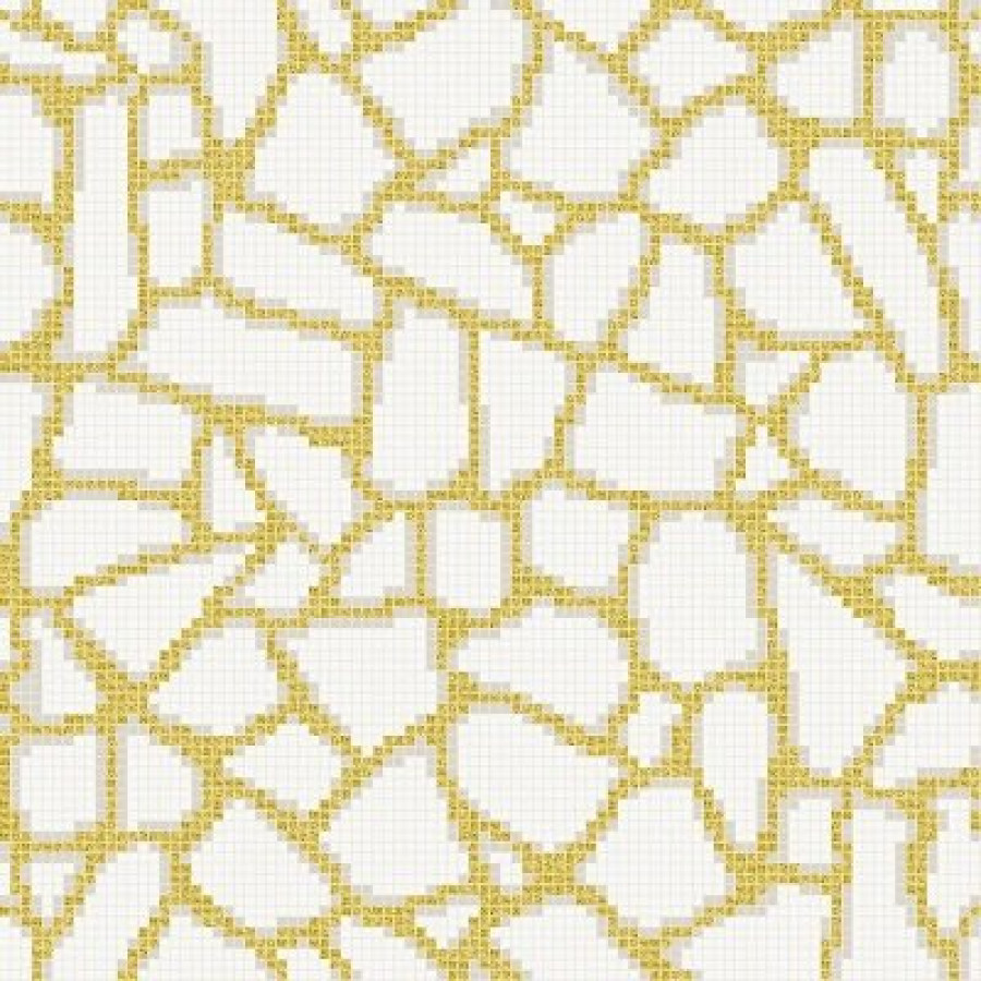 Плитка 117x117 4мм Fragment Gold 06004588Sl Bisazza