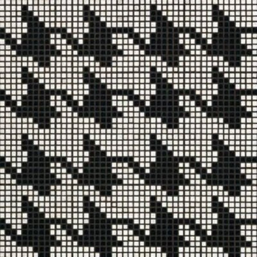 Плитка Pied De Poule Nero 06004543Sl 29x29 4мм Bisazza