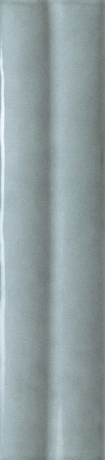 Плитка 23x6 9мм Sensi Colore Ceruleo Glossy Ondul 787147 голубой краска, штукатурка, однотонная Casa Dolce Casa