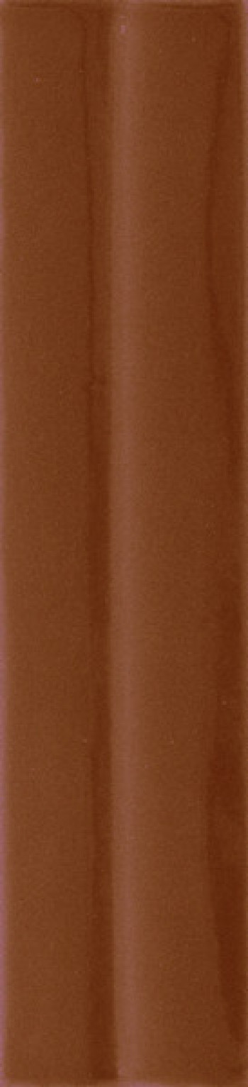 Плитка 23x6 9мм Sensi Colore Marrone Glossy Ondul 787140 коричневый краска, штукатурка, однотонная Casa Dolce Casa