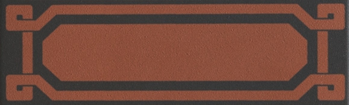 Плитка декор напольная 20x6 Old England Listello Black Chester OELDB3 Ceramiche Grazia