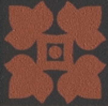Плитка декор напольная 4x4 Old England Tozzetto Black Chester OETDB3 Ceramiche Grazia