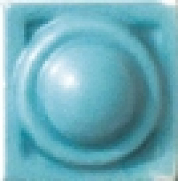 Специальный элемент 3x3 Amarcord Tozzetto Diamantato Dark Pavone Matt DAT99 Ceramiche Grazia