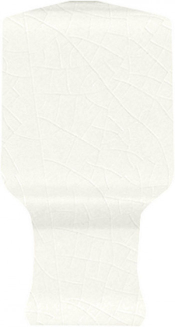 Специальный элемент 3.5x1.5 Elegance Внешний угол Angolo Bordura Snow Craquele BOAELQ1 Ceramiche Grazia
