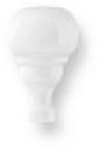 Специальный элемент 6.5x3 Boiserie Внешний угол Ang. Est. Par. Bianco Matt. TOA01 Ceramiche Grazia