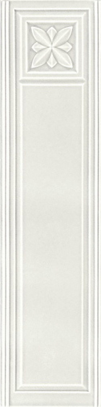 Плитка декор 80x20 Epoque Medici Bianco Mat MED1 Ceramiche Grazia