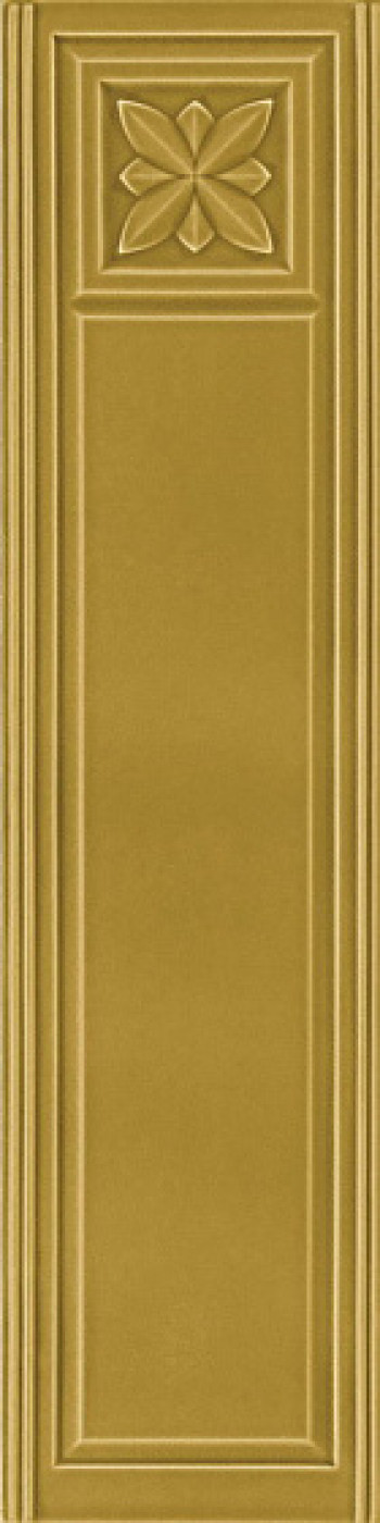 Плитка декор 80x20 Epoque Medici Mustard Craquele MED8 Ceramiche Grazia