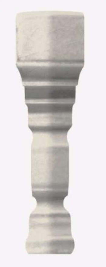 Специальный элемент 12x2 Epoque Внешний угол Ang. Terminale Deco Bianco Craquele TEAD5 Ceramiche Grazia