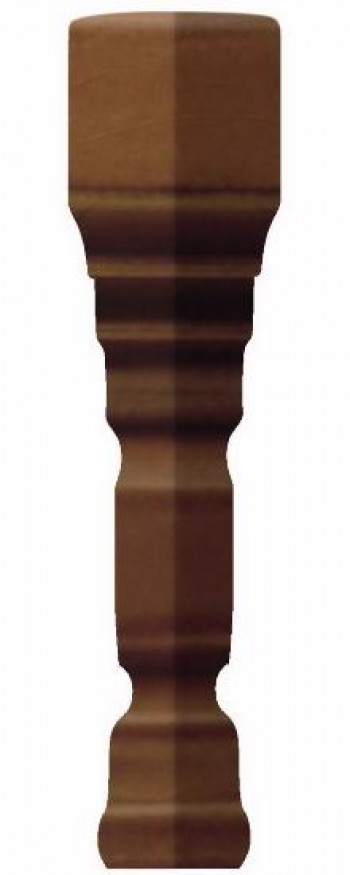 Специальный элемент 12x2 Epoque Внешний угол Ang. Terminale Deco Caramel Craquele TEAD7 Ceramiche Grazia
