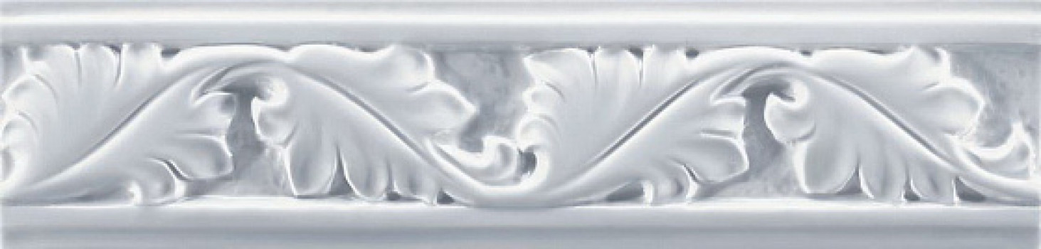 Плитка бордюр 26x6.5 Formae Foliage Cotton FO1 Ceramiche Grazia