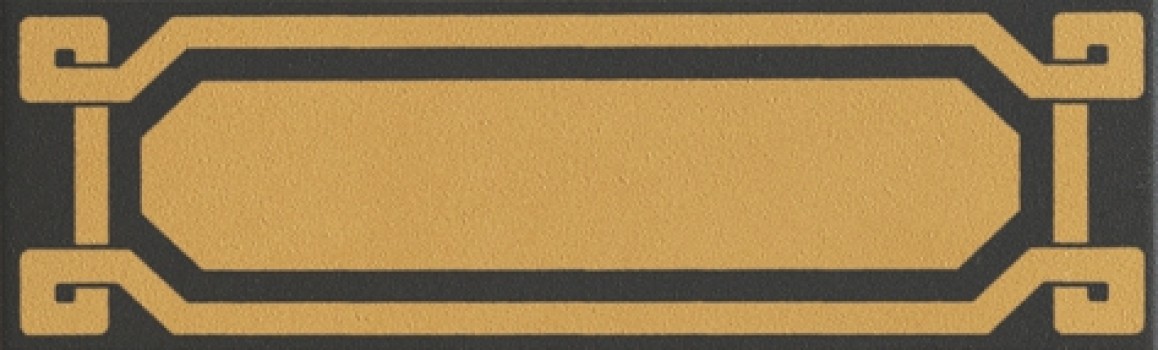 Плитка декор напольная 20x6 Old England Listello Black Leeds OELDB2 Ceramiche Grazia