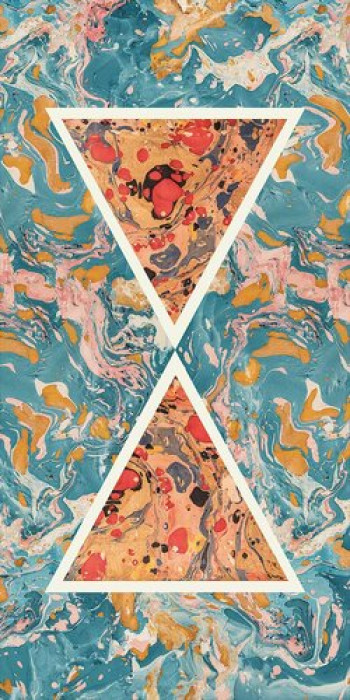 Плитка 240x120 6мм Araldica Triangazzurro Glo 120X240R 763515 глянцевая бирюзовый мрамор, краска, штукатурка Cedit