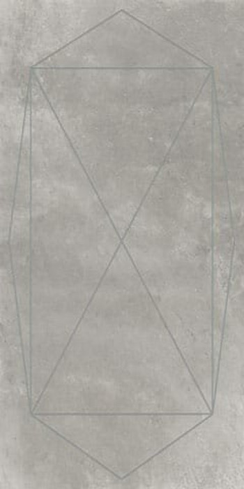 Плитка 240x120 6мм Araldica Cemblasperla Mat 120X240R 763522 матовая серый бетон, цемент Cedit