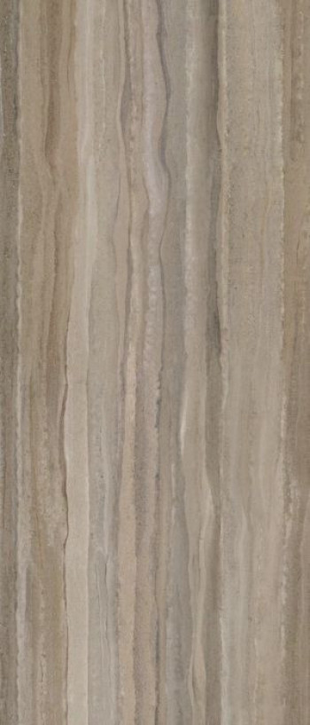 Плитка 280x120 6мм Compatta Pise Melange Nat 120X280R 777972 матовая коричневый камень, травертин Cedit