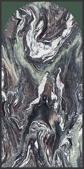 Плитка 240x120 6мм Policroma Arco Cip-Coni Mat 120X240R 764109 матовая мультиколор камень, мрамор Cedit