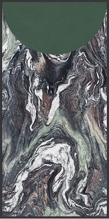 Плитка 240x120 6мм Policroma Volta Cip-Con Mat 120X240R 764125 матовая мультиколор камень, мрамор Cedit