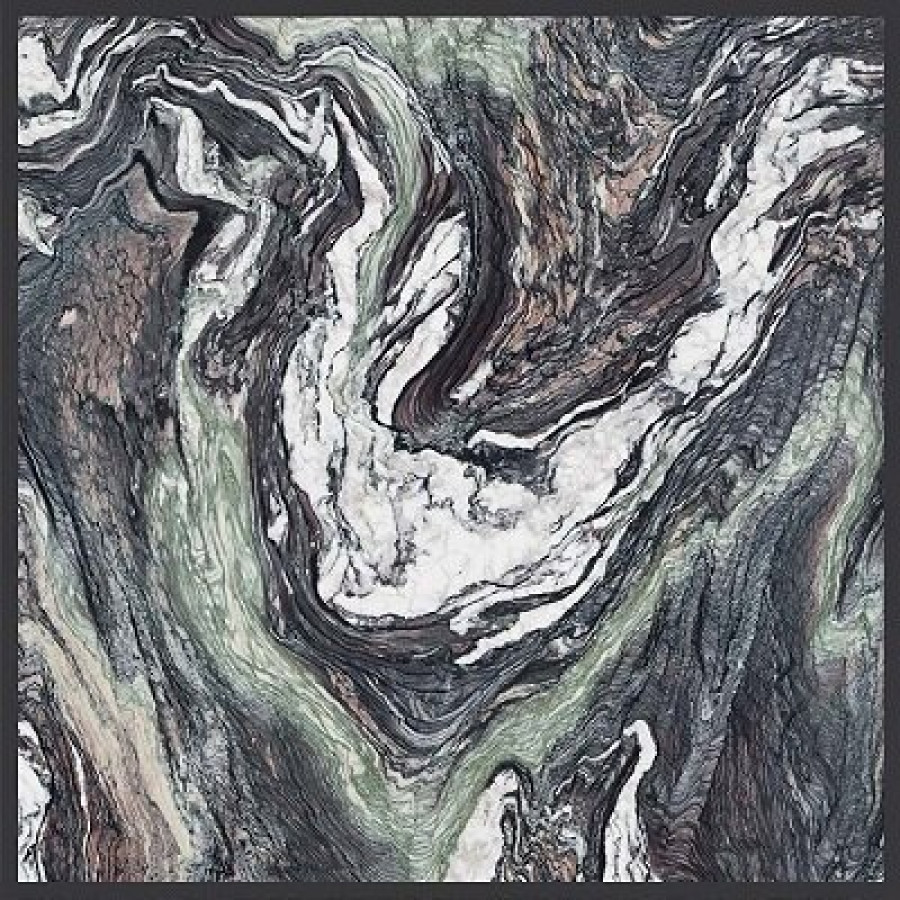 Плитка 120x120 6мм Policroma Corn Cipoll Mat R 764100 матовая мультиколор камень, мрамор Cedit