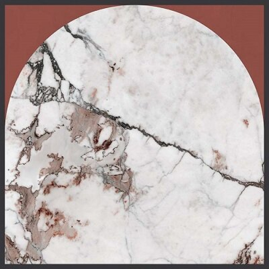 Плитка 120x120 6мм Policroma Arco Brec-Mat Mat 120X120R 764119 матовая белый мрамор Cedit