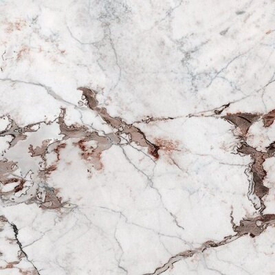 Плитка 120x120 6мм Policroma Breccia Glo Ret 764080 глянцевая белый мрамор Cedit