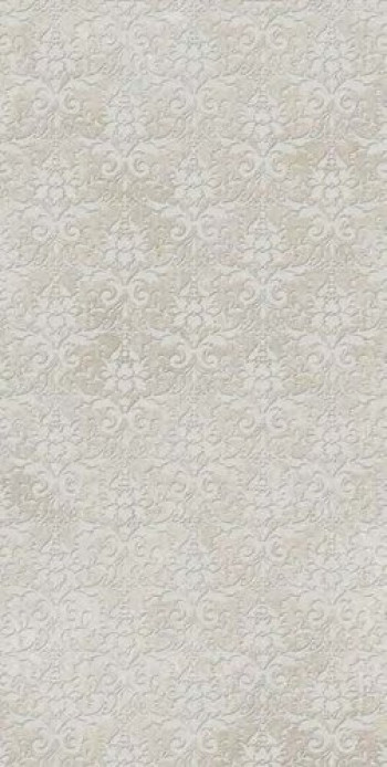 Плитка 240x120 6мм Decbrocbian 120X240Ret 752616 белый бетон, цемент, под обои Cedit