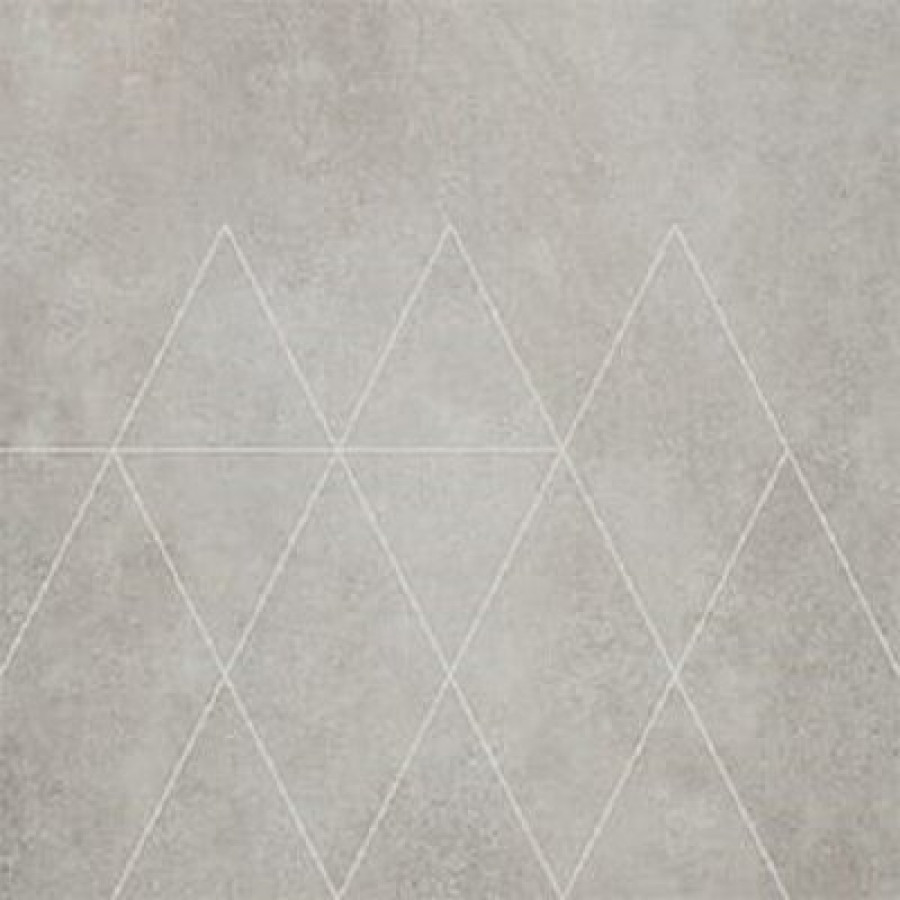 Плитка 120x120 6мм Trama 1 B1 Ret 752731 матовая серый бетон, цемент Cedit