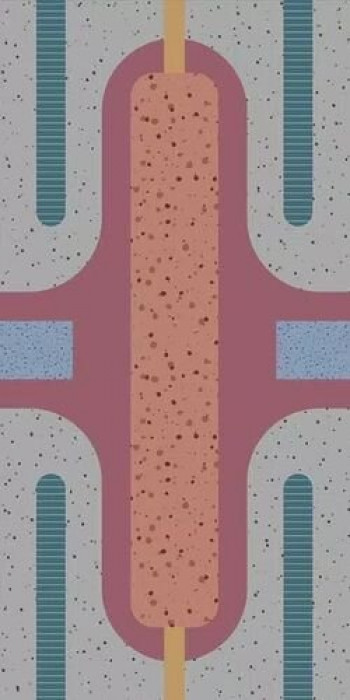 Плитка 120x60 6мм Chimera Deccolore Grigio 60X120R 769495 матовая мультиколор терраццо Cedit