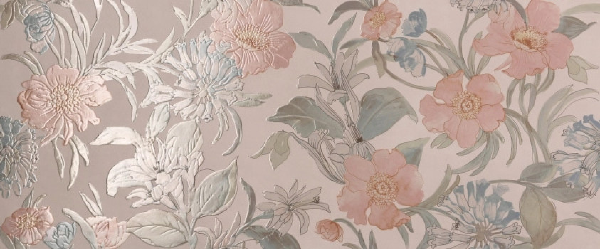 Плитка 120x60 8.5мм fQDD Milano Mood Flower Cipria RT матовая Fap Ceramiche