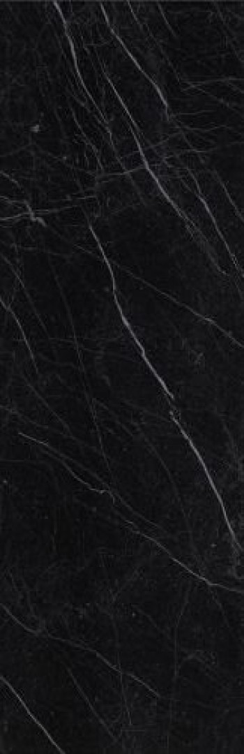 Плитка Roma Diamond 25 Nero Reale Brillante Fnim глянцевая черный мрамор 75x25 9мм Fap Ceramiche