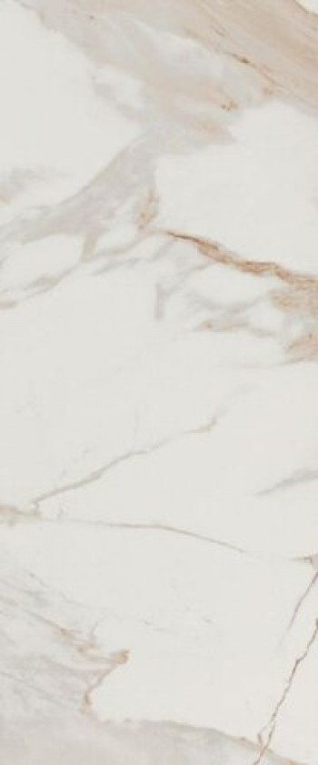 Плитка Roma Gold Calacatta Oro Brillante Fqcr глянцевая белый мрамор 120x50 Fap Ceramiche