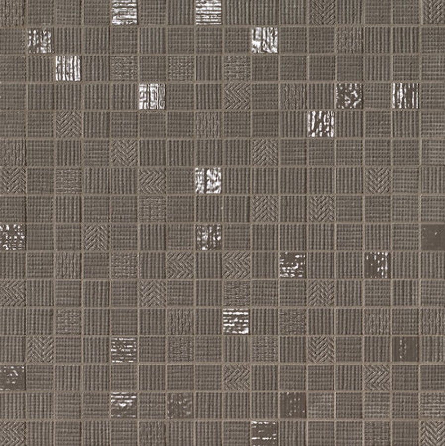 Плитка Milano&wall Moka Mosaico Fnvm коричневый 31x31 9мм Fap Ceramiche