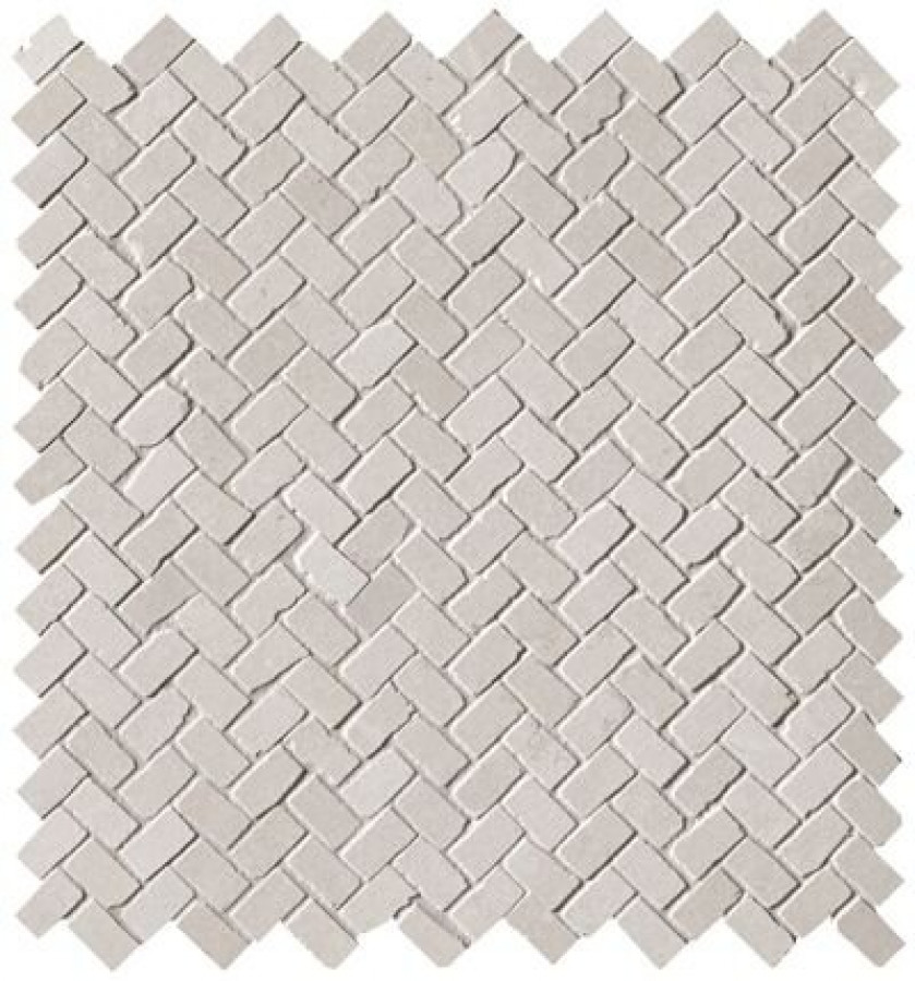 Плитка 30x30 9мм Maku Light Gres Mosaico Spina Matt Fmkz матовая белый камень Fap Ceramiche